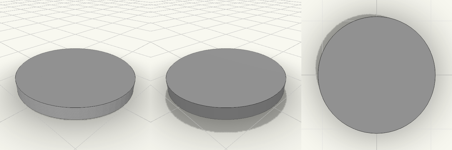 20 mm Round Disc, 2 mm Thick
