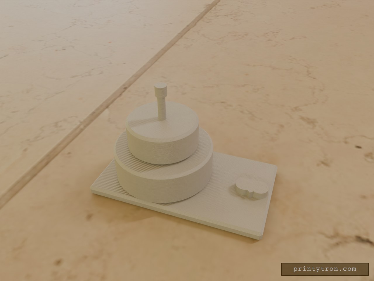 Mini tort decorativ aniversare 2 ani