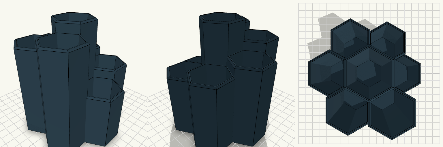 Cascading Hex Organizer