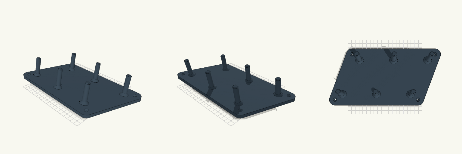 Staggered 6-Mug Wall Rack