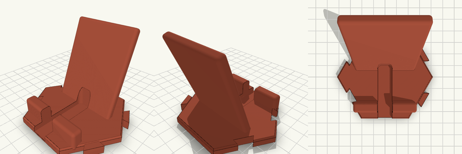 Modular Hexagonal Phone Stand