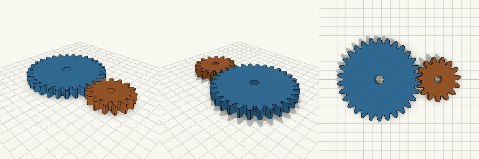 Duo Gear — 30T and 15T Spur Pair