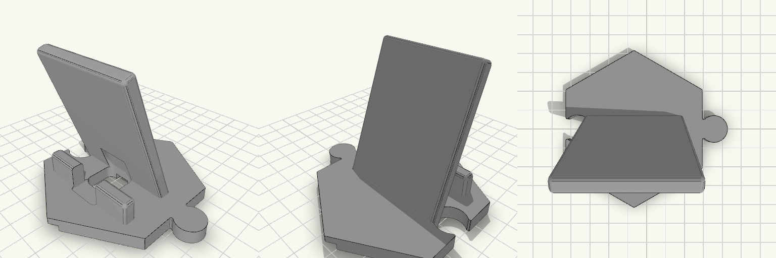 Modular Hexagon Phone Stand