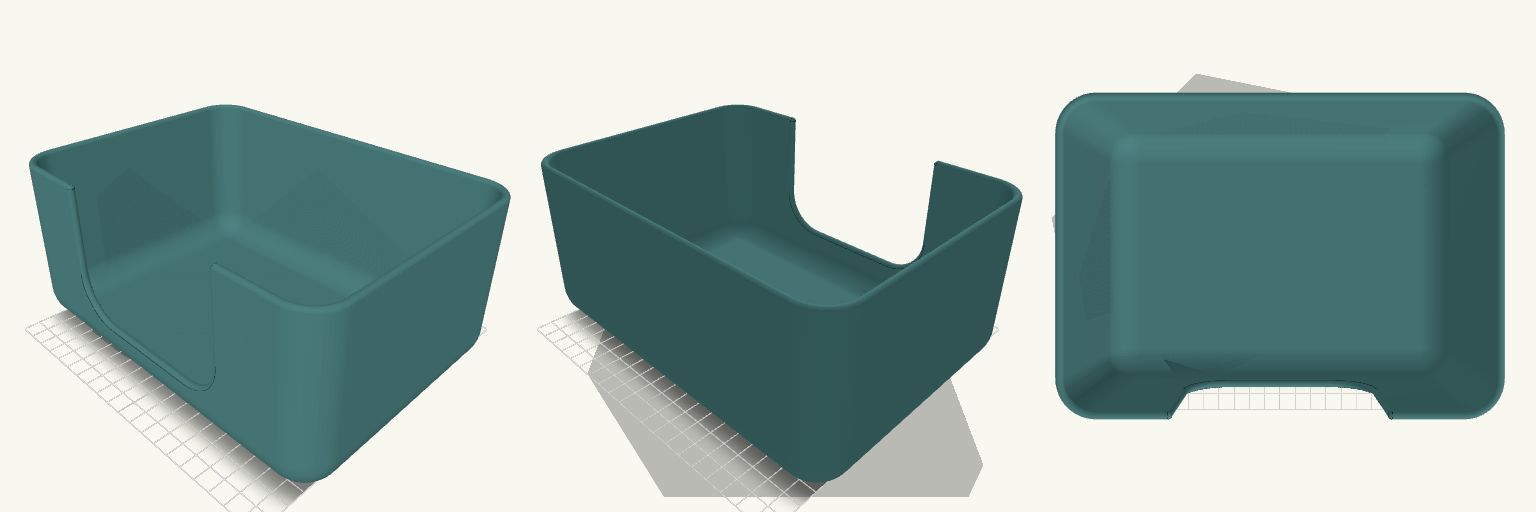 High-Walled Mammal Litter Box