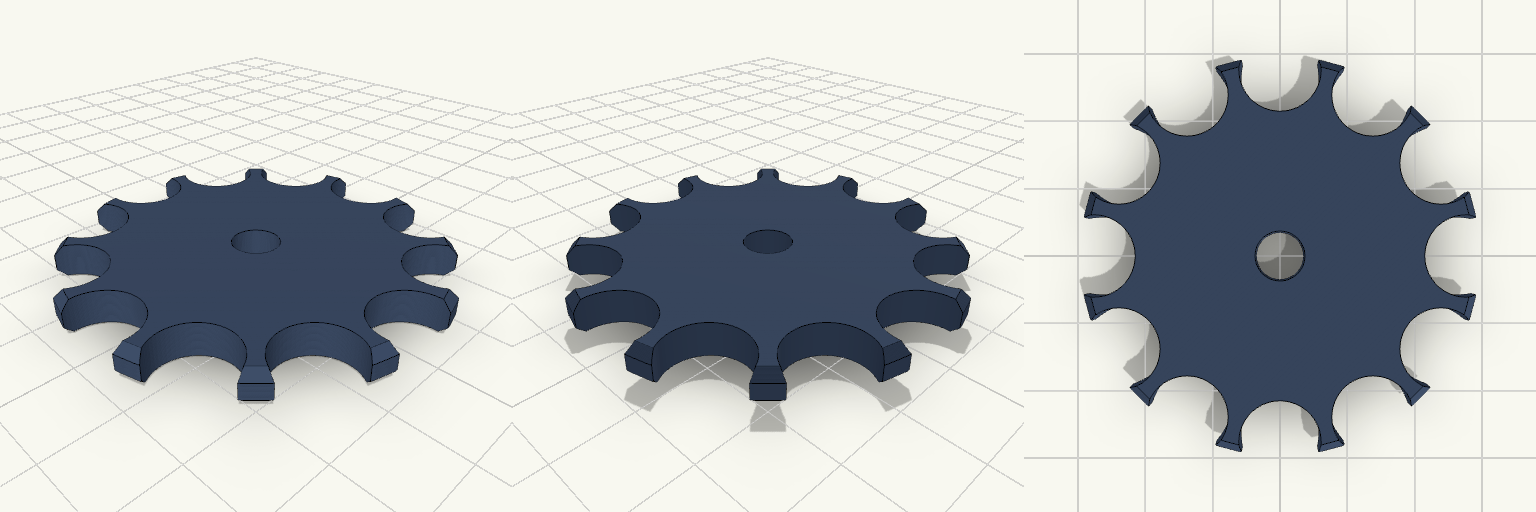 1/2" Pitch 24T Solid Blank Sprocket