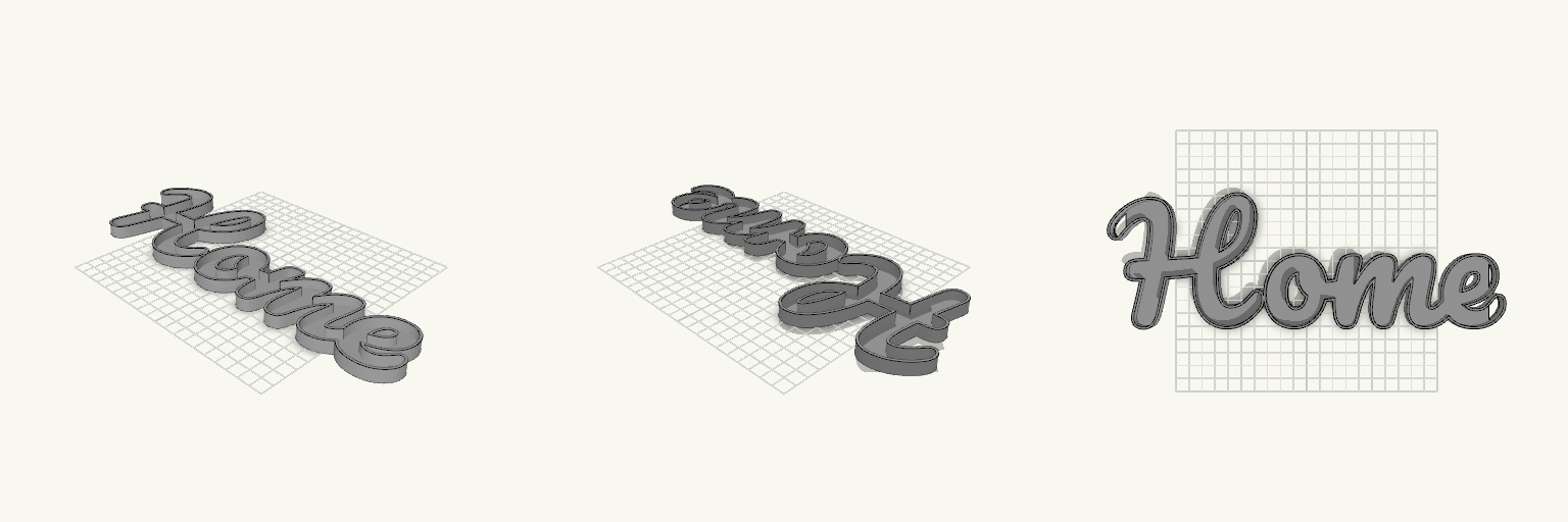 Cursive Home Neon Strip Holder