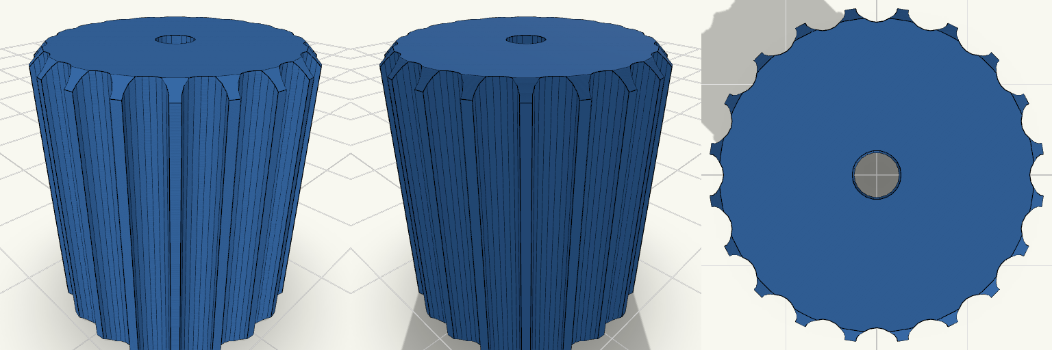 GripTurn — M12x1.25 Knurled Cap