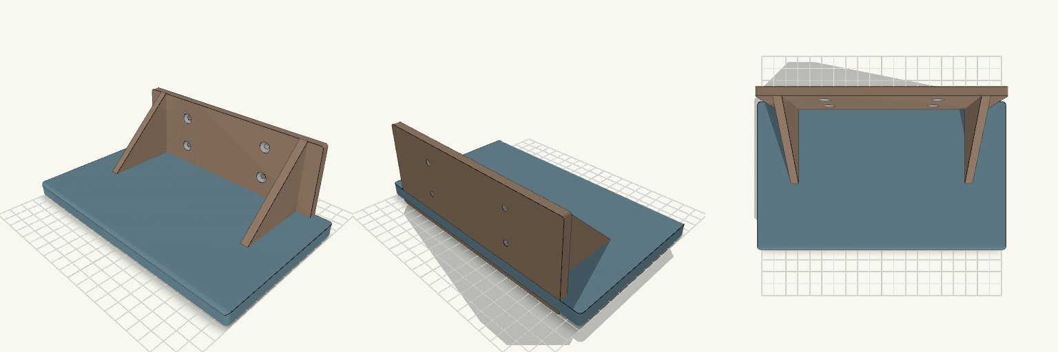 Wall-Mounted Bedside Floating Shelf