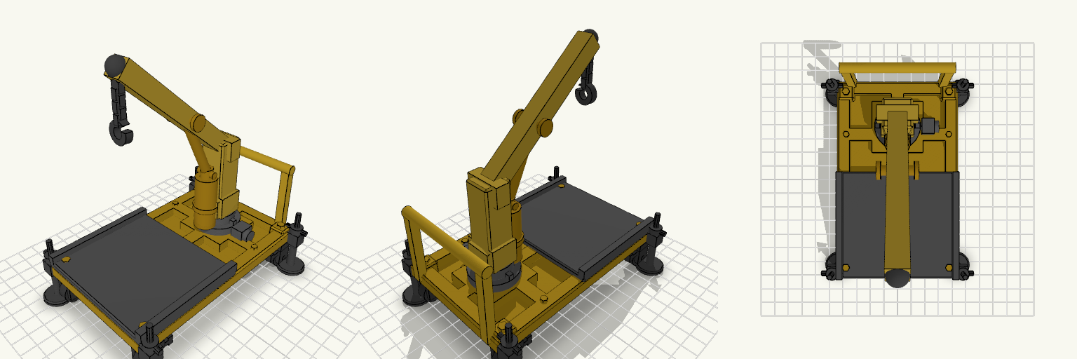 Miniature Lifting Trolley Prototype