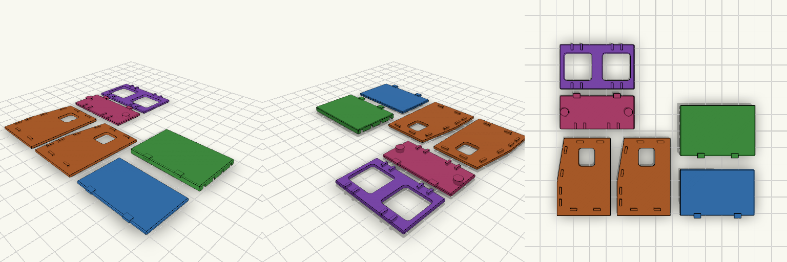 Flat pack Lego style cab based loosely on the BR Type 47 diesel