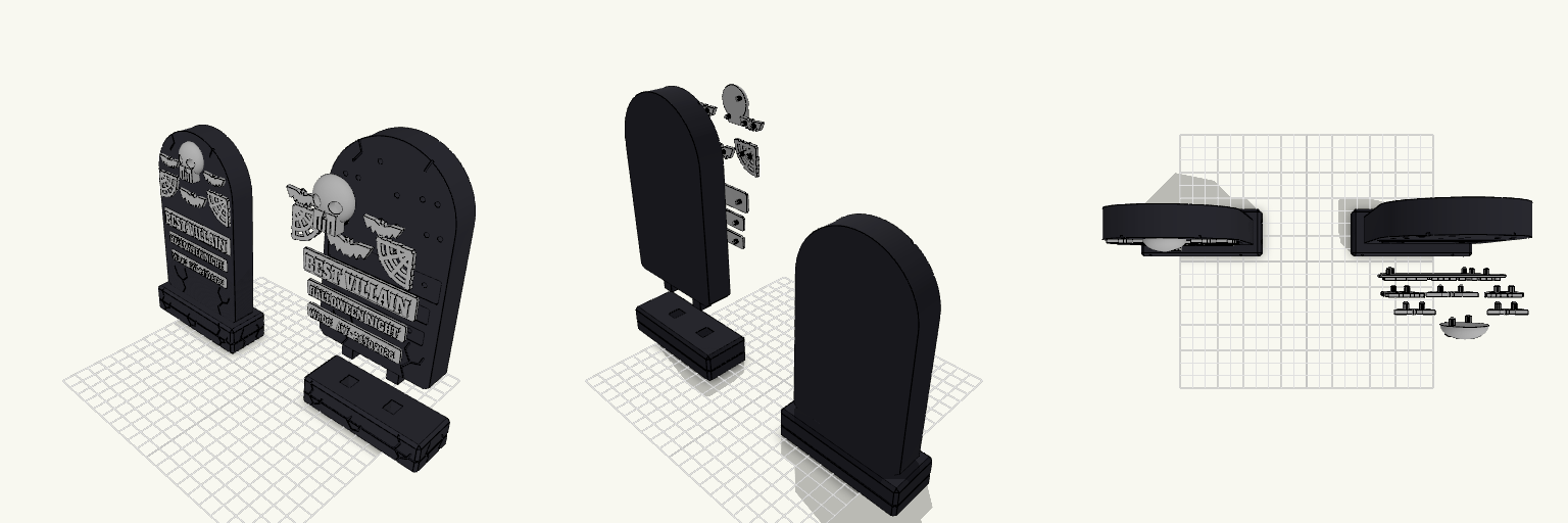 Halloween Gravestone Trophy V4