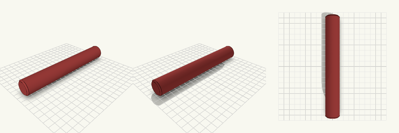 Baton Handle Prop for Holster