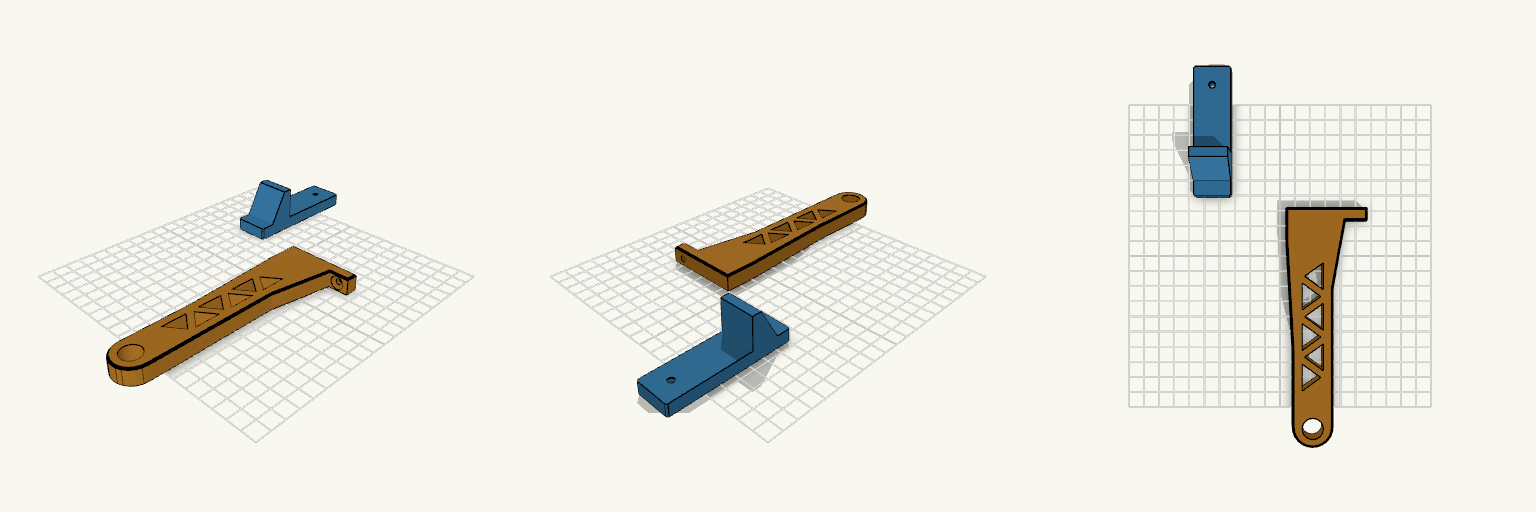 Screw-Through Dowel Shelf Bracket