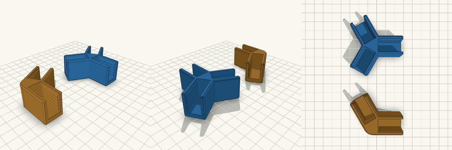 HexGrip — Square-Cut Plywood Hex Clips