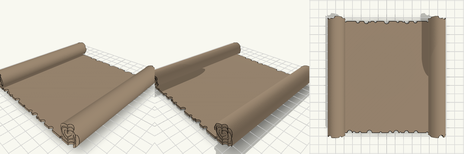 Blank Parchment Scroll