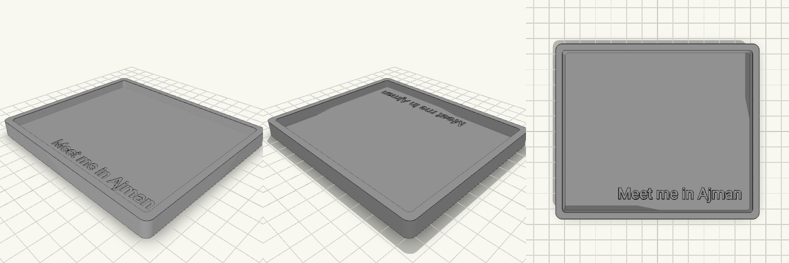 Ajman car tray