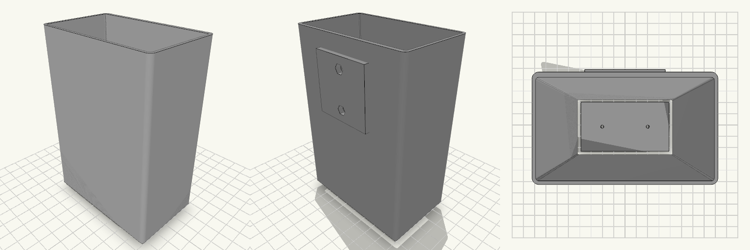 Drawer Sleeve Box With Mounting Pad