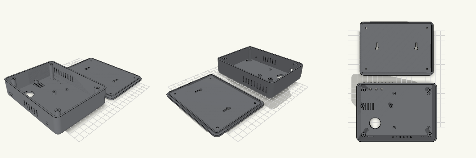 Caregiver Check Station Enclosure, Gray and Red