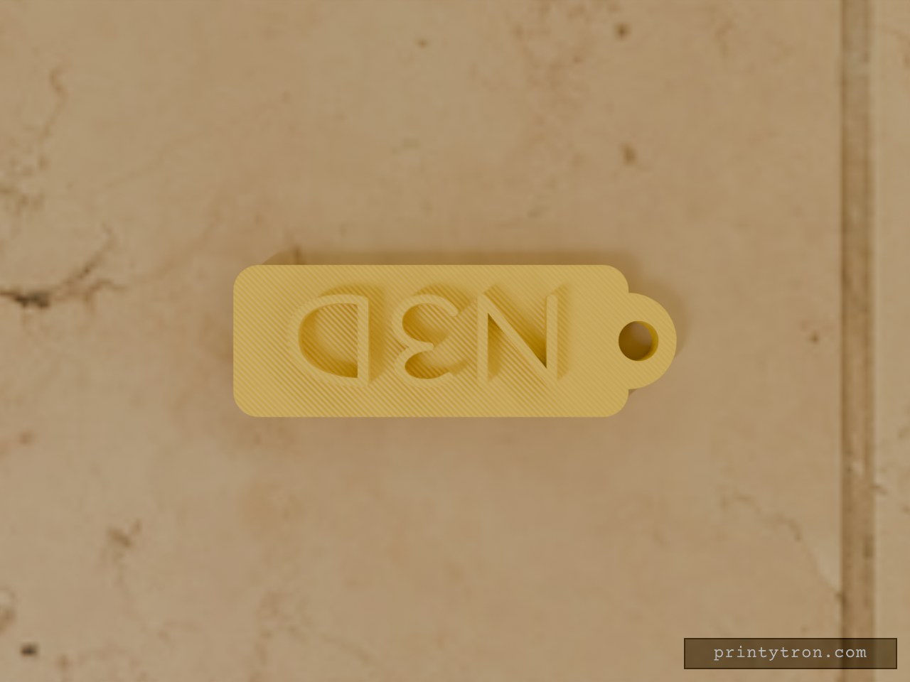 N3D Hacker-Tag Keychain