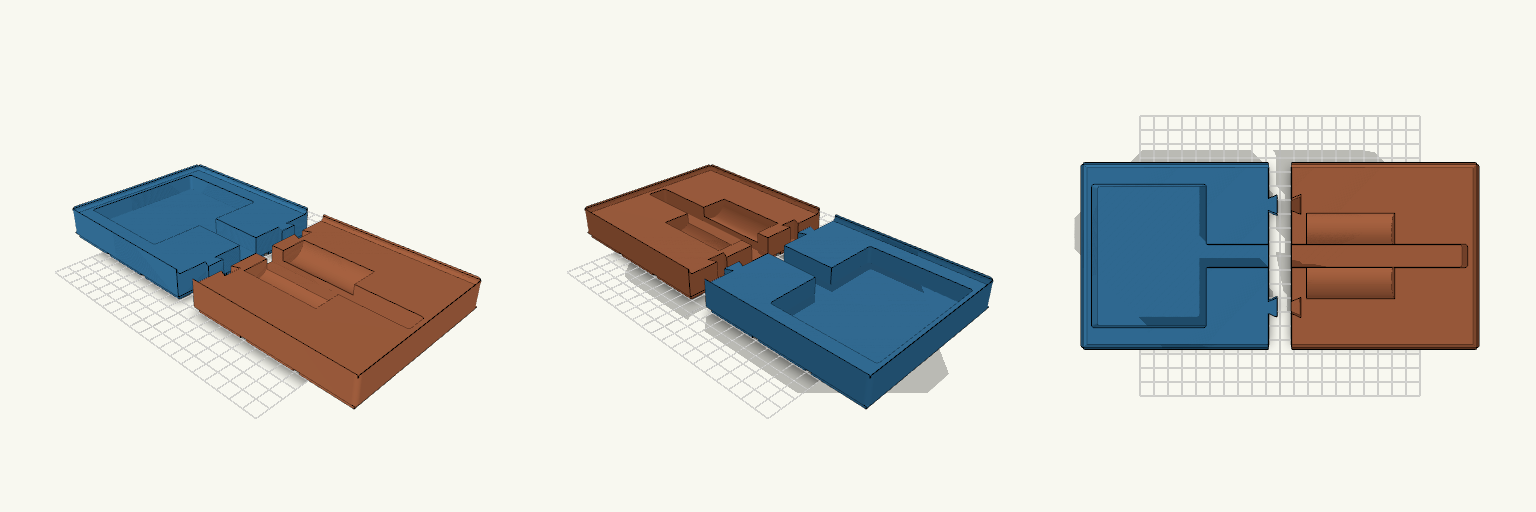 Two-Piece Gridfinity Caliper Box