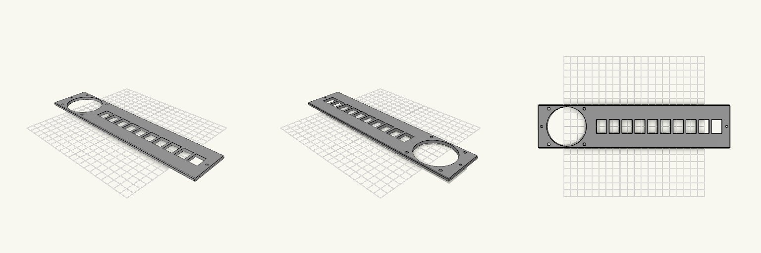 Fan and Keystone Mounting Plate