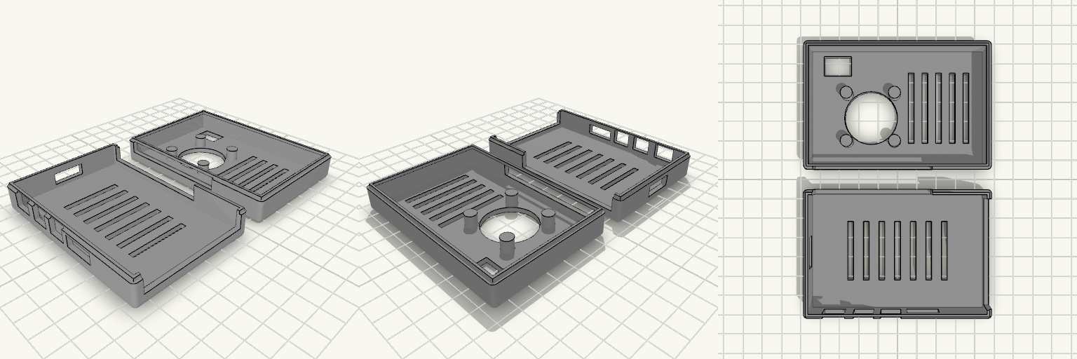 Raspberry Pi 5 Gehäuse mit Lüfterplatz