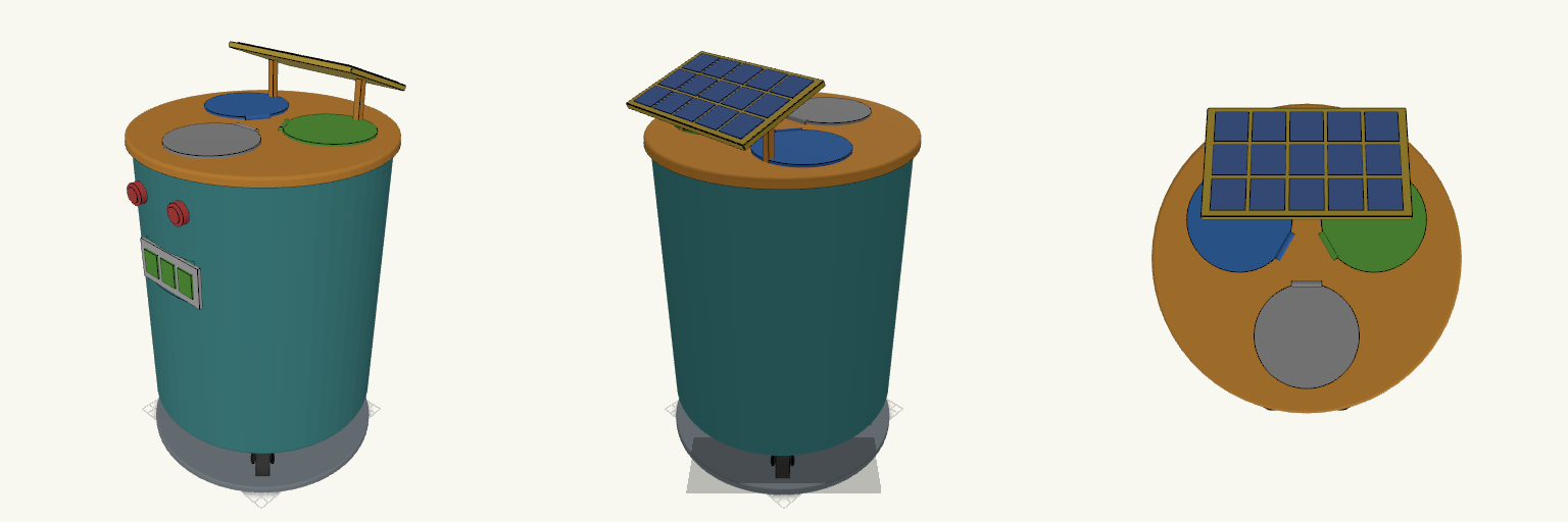 Bote de basura innovador