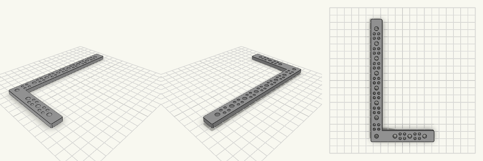 Flat L Bracket 15mm Strap