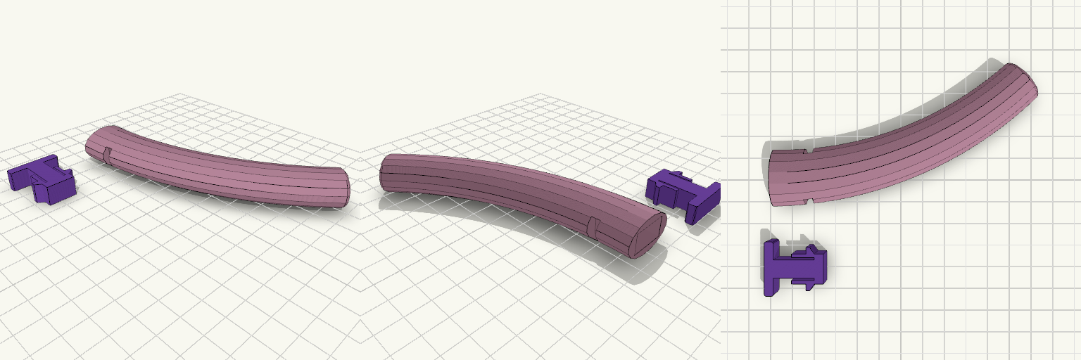 Cucharilla de dos piezas con conector