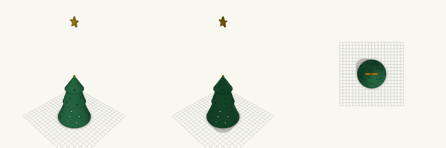 Christmas Tree Lantern for LED Tealight