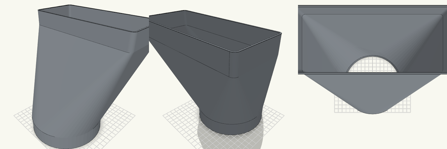 Eccentric Duct Adapter 125mm