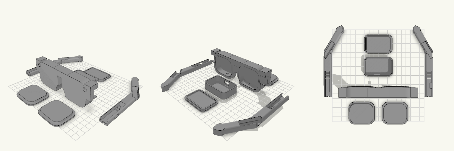 Cyclops Visor Smart Goggles Chassis
