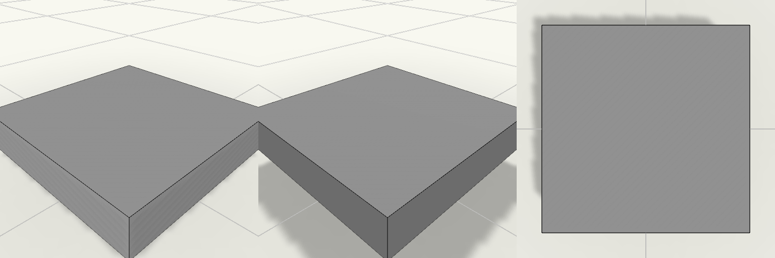 5 x 5 x 1 mm Square Block