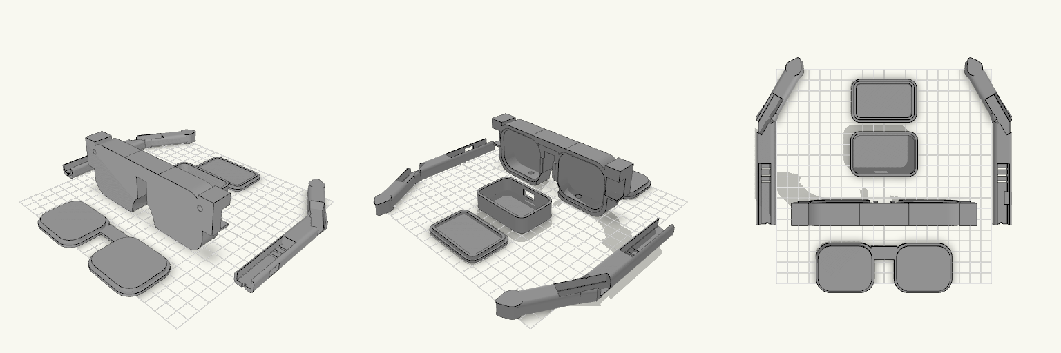 Visor — Smart Goggles Chassis Set