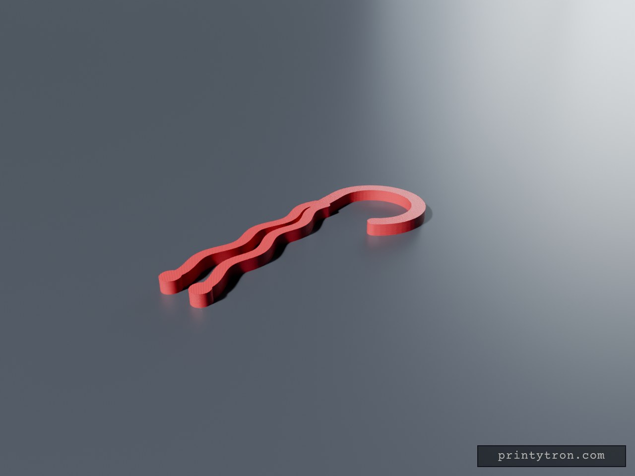 Wavy Bobby-Pin Sock Clip