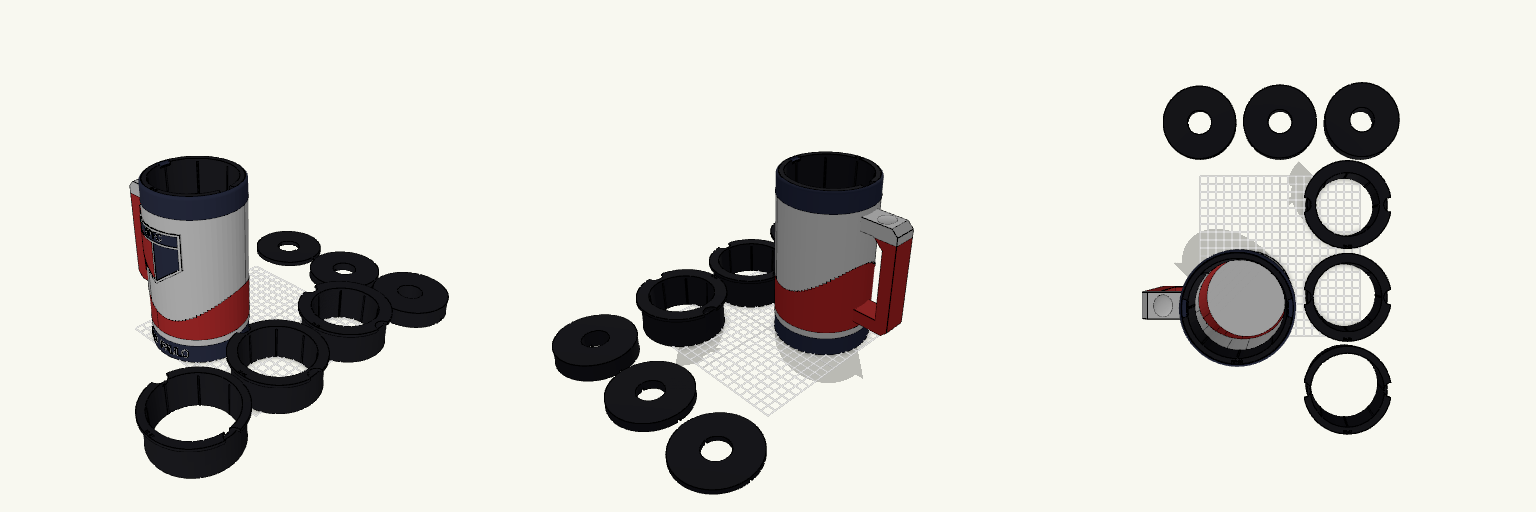 Caneca Stein 110 mm para Copo Ø96