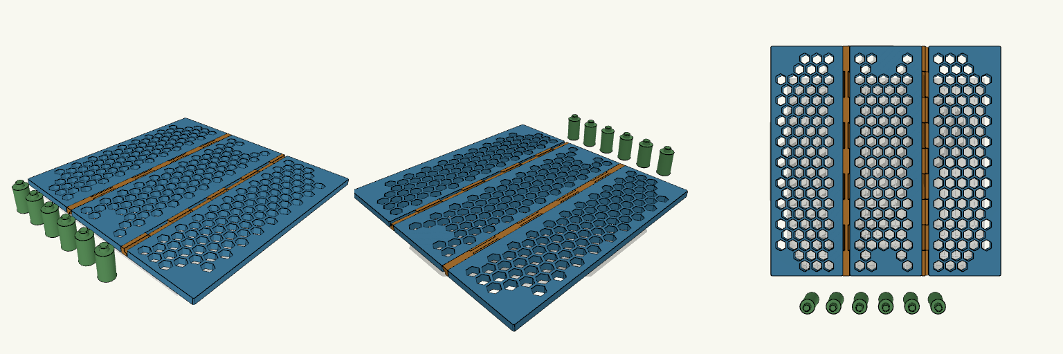 Trifold — Z-Fold Hex Drying Tray