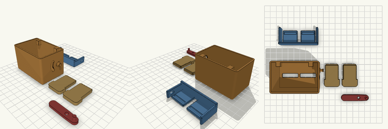 Miniature Pop-Up Toaster, 70x46x45 mm