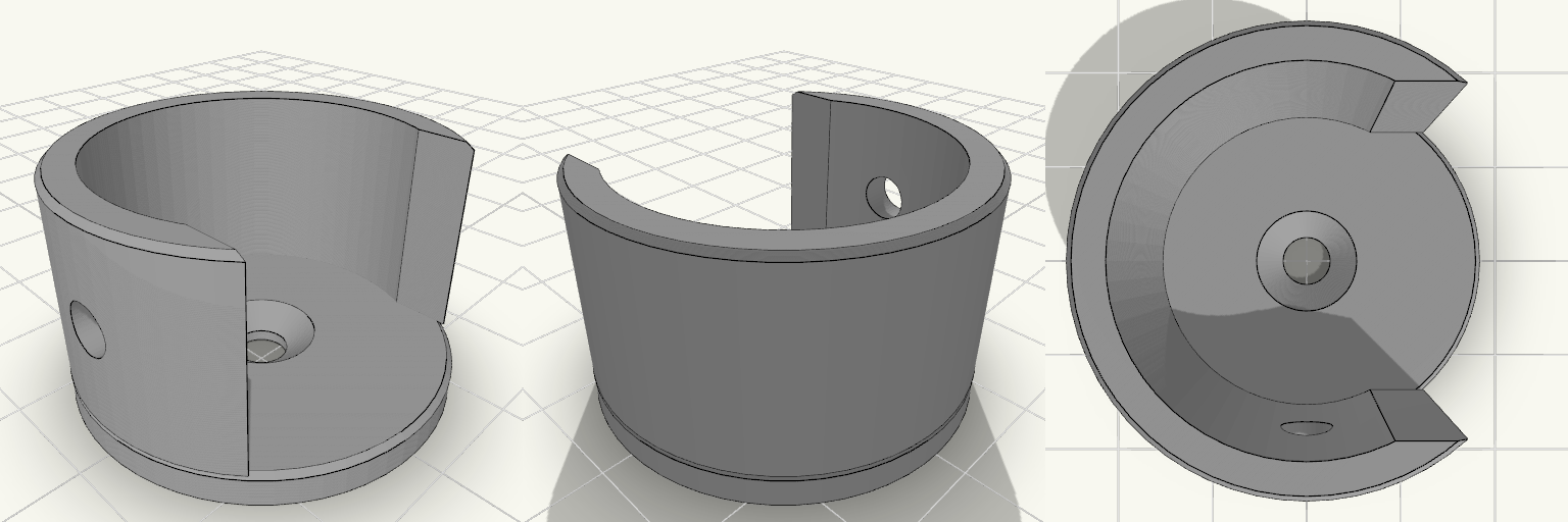 Open-Side Curtain Rod Bracket revB