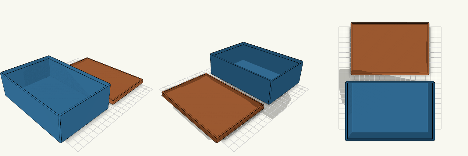 Apothecary Box With Lift-Off Lid