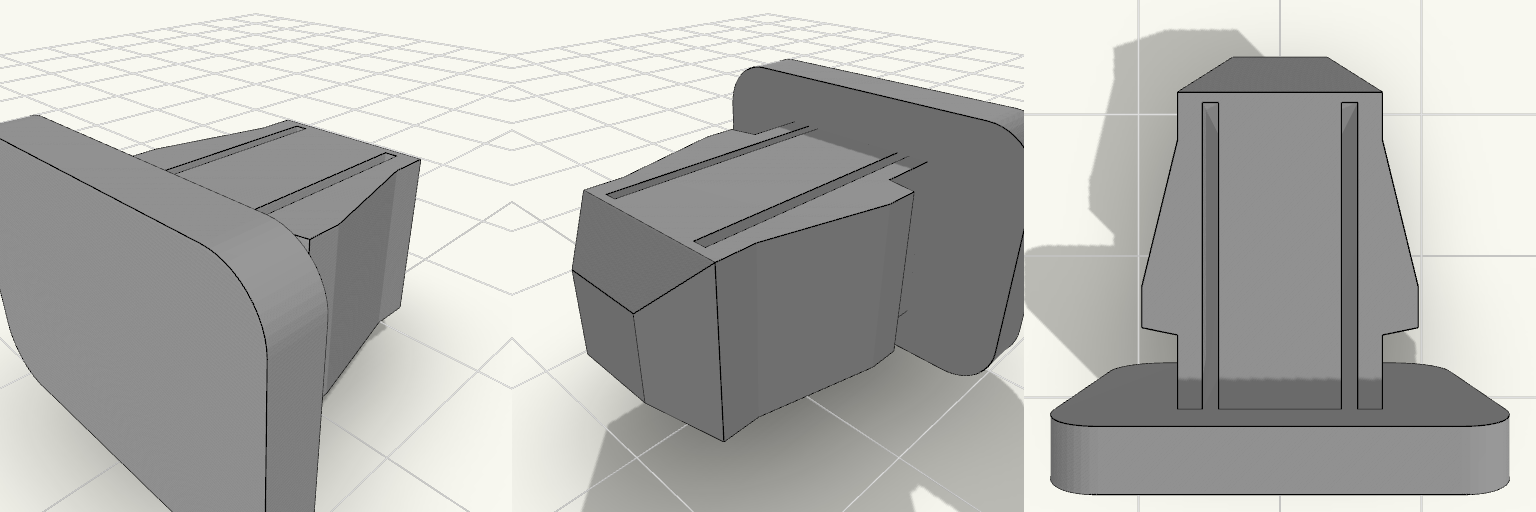 Push-In Trim Clip, Screwable Head