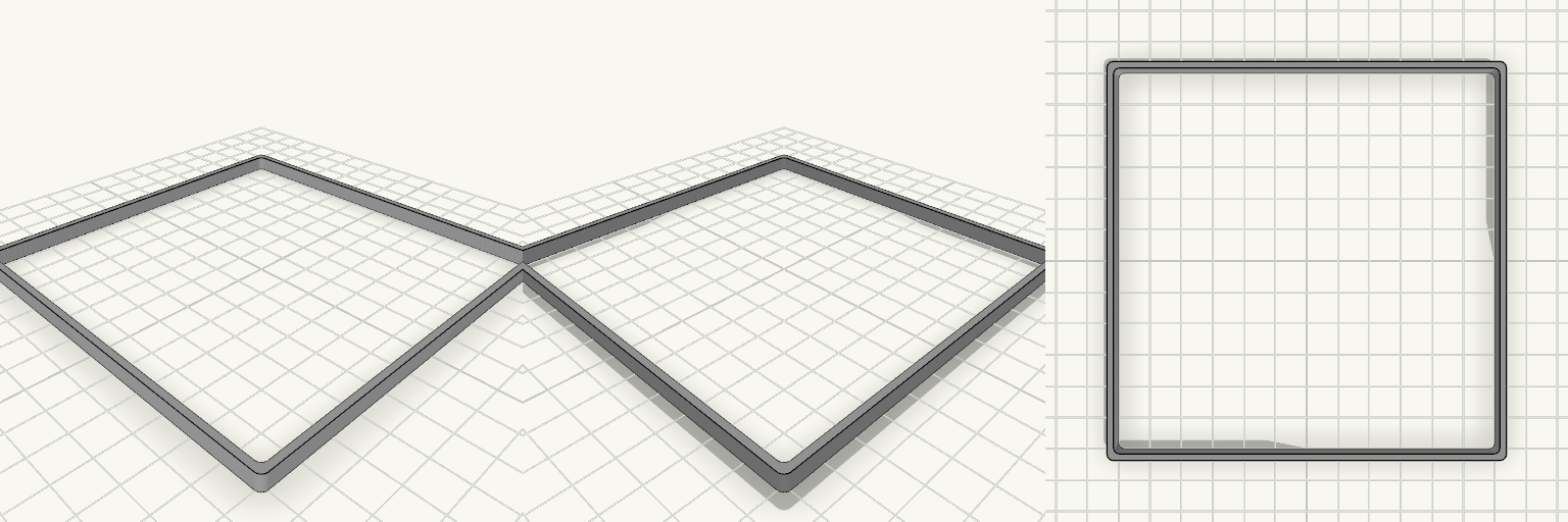 Open Square Casting Mold Frame