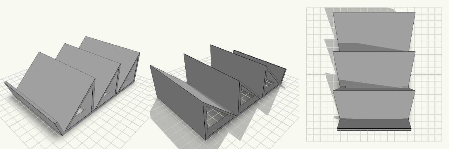 Leanto — Sawtooth Taco Rack