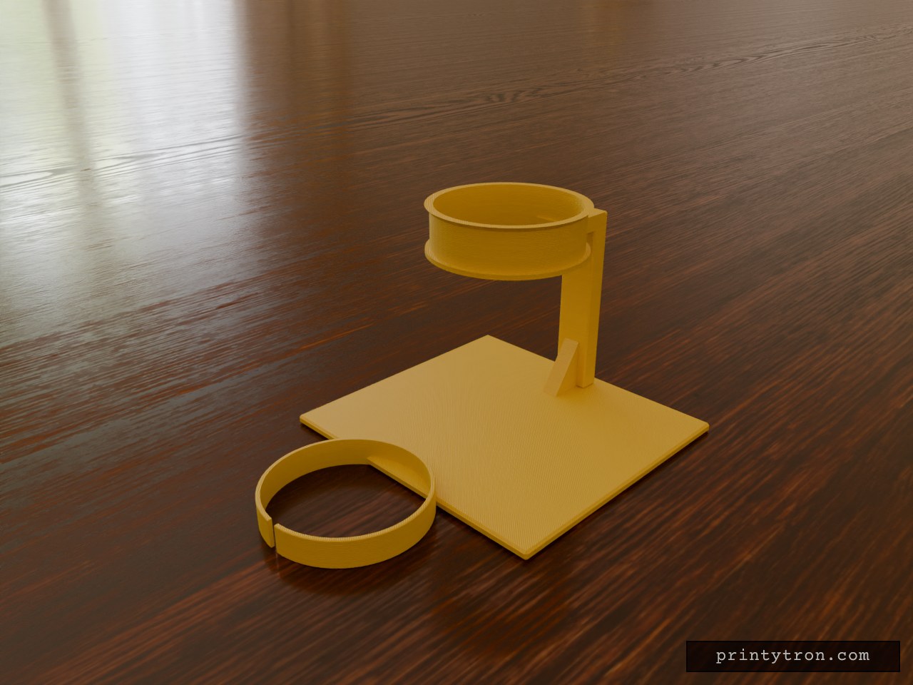 Bag Holder Stand with Spring Clamp Ring