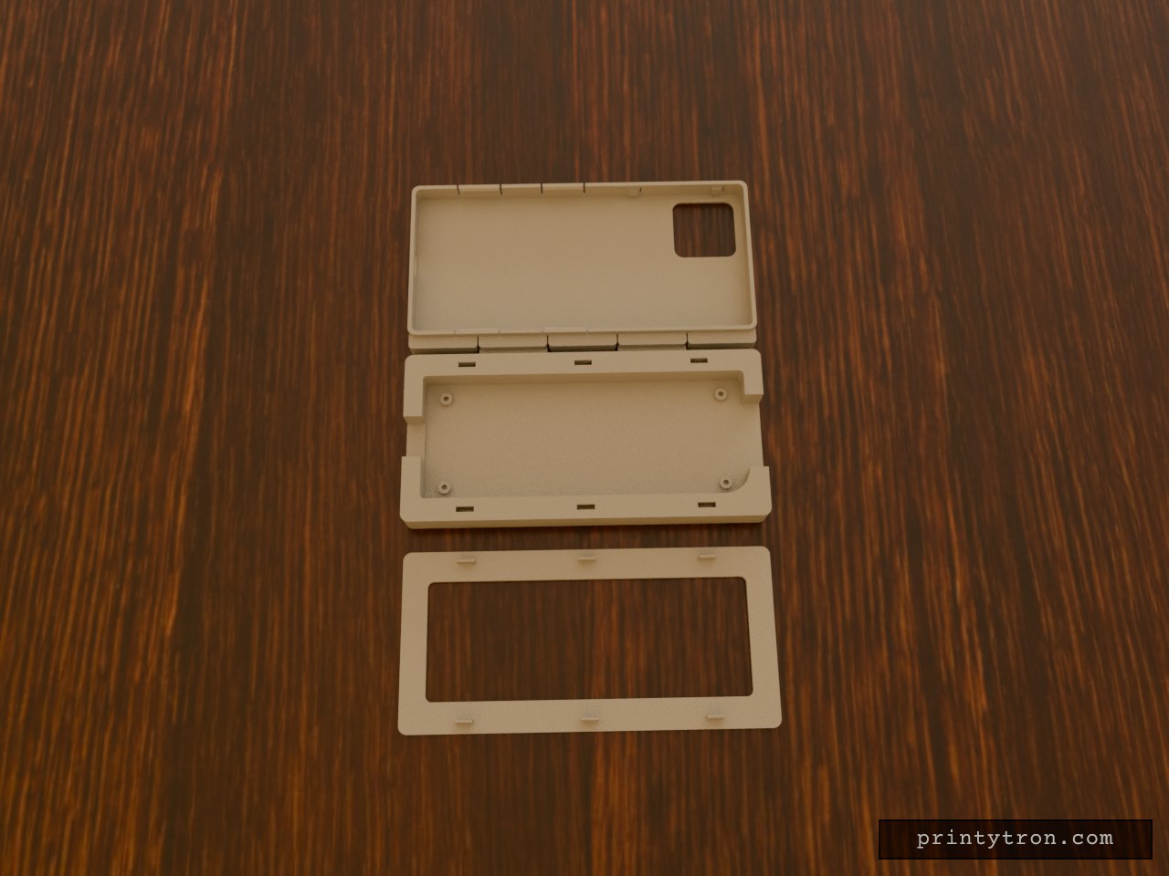 FoldDeck — Phone Shell and Printed-Hinge Keyboard Cover