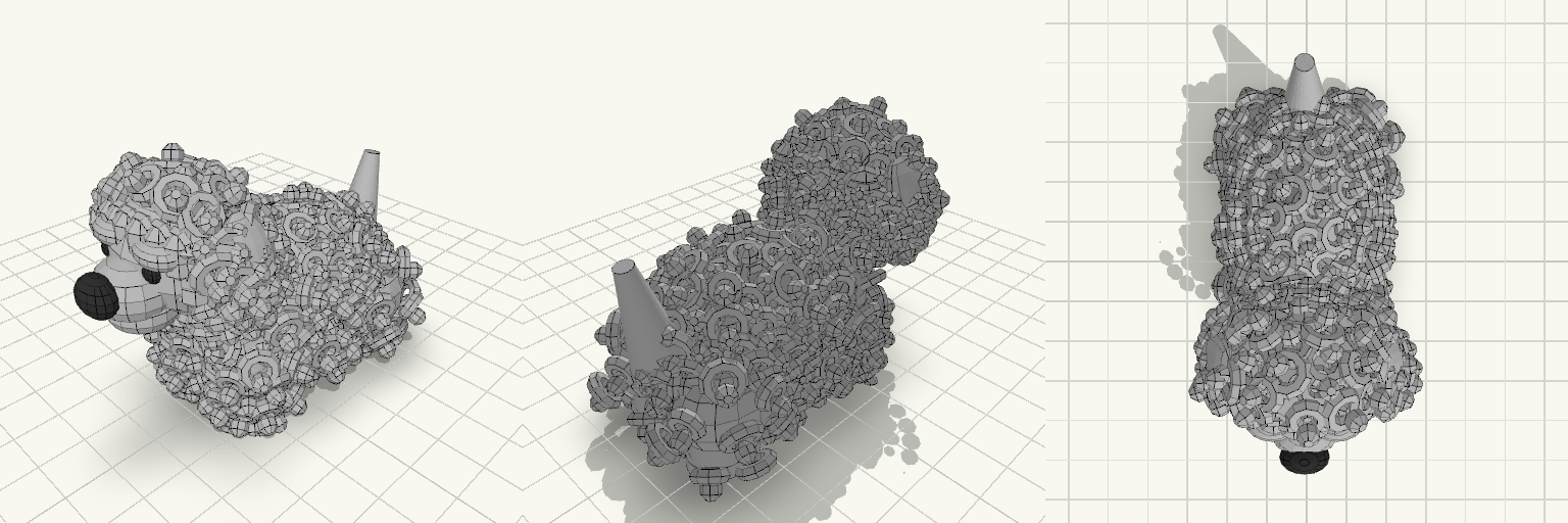 Curly Coated Westie Figure