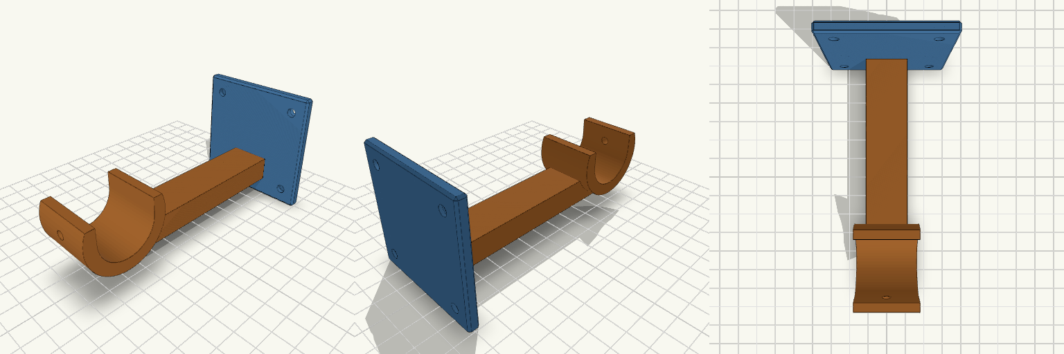 Holdfast — Curtain Rod Wall Bracket