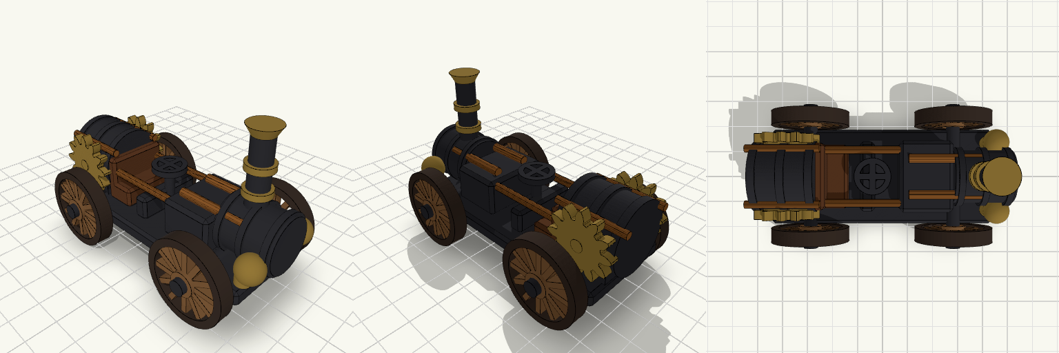Cwmlech Manor Steampunk Horseless Carriage