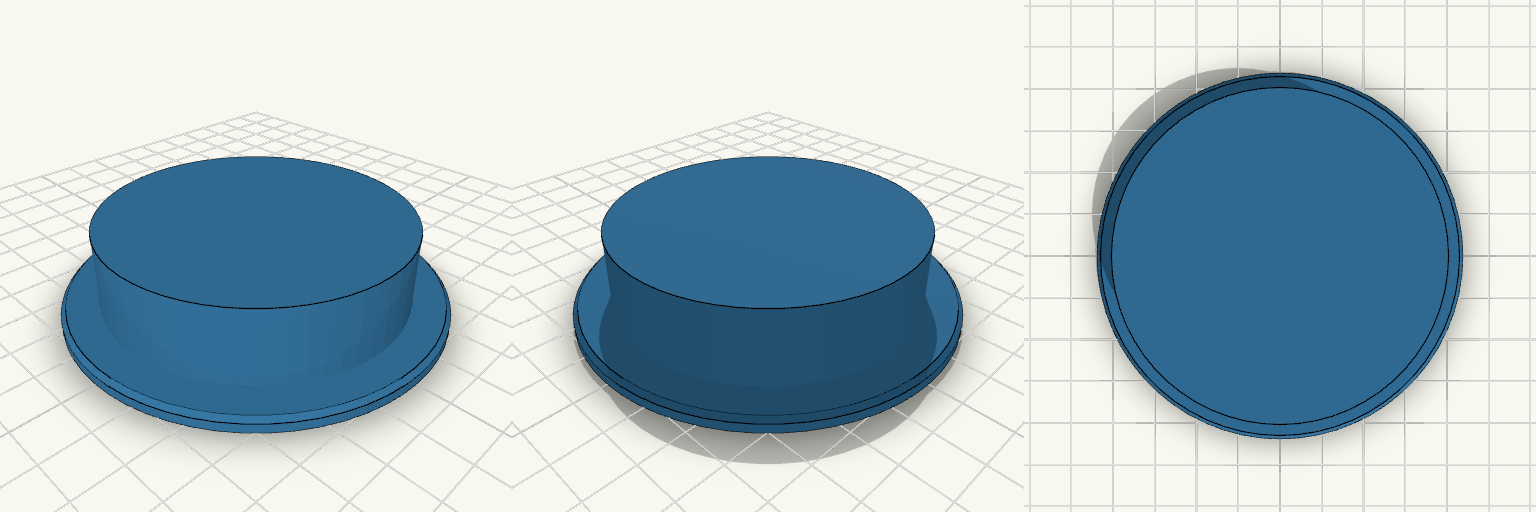70mm Desk Hole Cap, Hollow