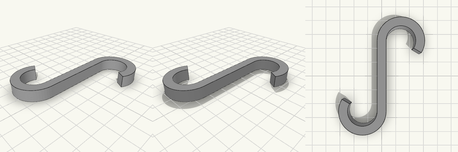 CrestHook — 80 mm D-Ring S-Hook
